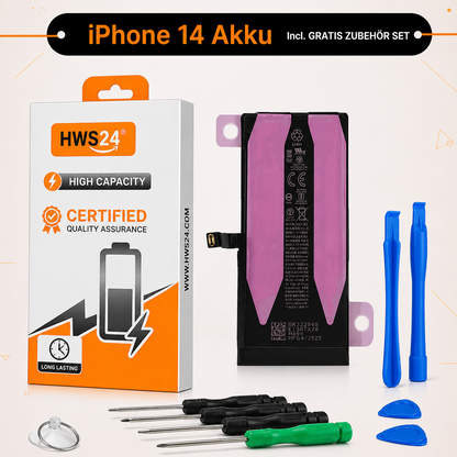 Akku für Apple iPhone 12 13 14 15 mini Pro Plus Pro Max / OHNE FEHLERMELDUNG NEU