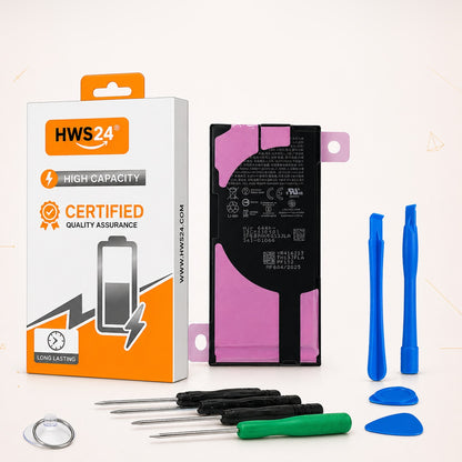 iPhone Akku von HWS24 mit Werkzeug-Set