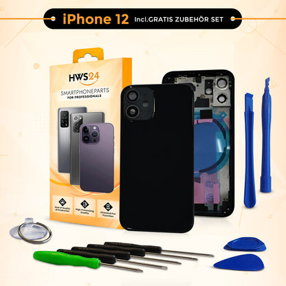 Backcover für iPhone 12 / 12 mini / 12 Pro / 12 Pro Max - Rückseite Glas Gehäuse Rahmen