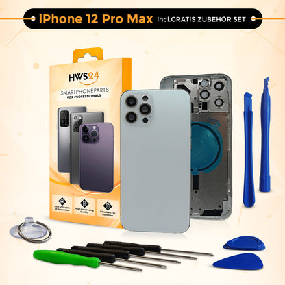 Backcover für iPhone 12 / 12 mini / 12 Pro / 12 Pro Max - Rückseite Glas Gehäuse Rahmen
