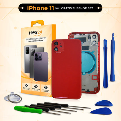 Backcover für iPhone 11 / 11 Pro / 11 Pro Max - Rückseite Glas Gehäuse Rahmen