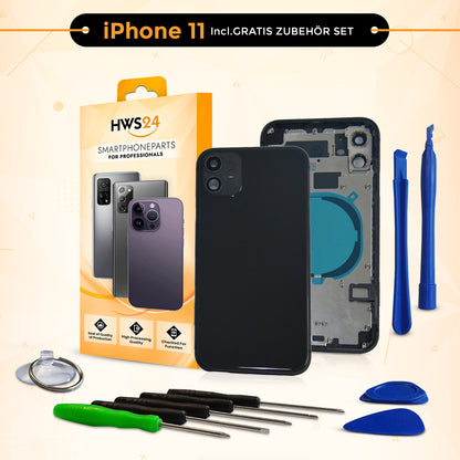 Backcover für iPhone 11 / 11 Pro / 11 Pro Max - Rückseite Glas Gehäuse Rahmen