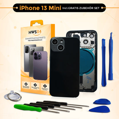 Backcover für iPhone 13 / 13 mini / 13 Pro / 13 Pro Max - Rückseite Glas Gehäuse Rahmen