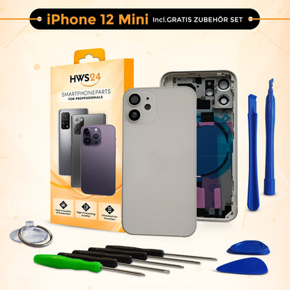 Backcover für iPhone 12 / 12 mini / 12 Pro / 12 Pro Max - Rückseite Glas Gehäuse Rahmen