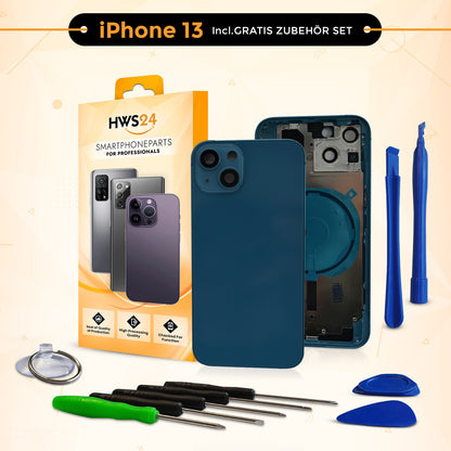 Backcover für iPhone 13 / 13 mini / 13 Pro / 13 Pro Max - Rückseite Glas Gehäuse Rahmen