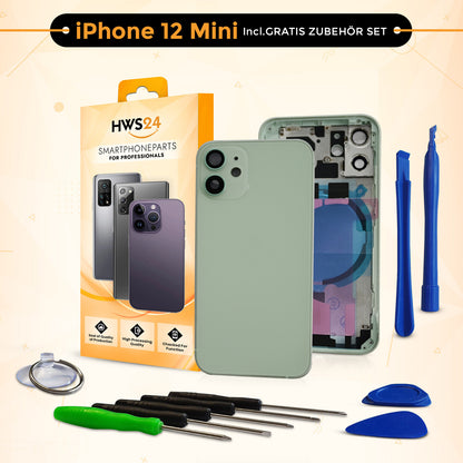 Backcover für iPhone 12 / 12 mini / 12 Pro / 12 Pro Max - Rückseite Glas Gehäuse Rahmen