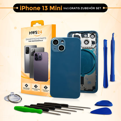 Backcover für iPhone 13 / 13 mini / 13 Pro / 13 Pro Max - Rückseite Glas Gehäuse Rahmen