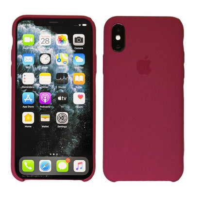 Flüssig Silikon Case für Original iPhone X XR XS 11 12 MAX Pro MINI Schutzhülle