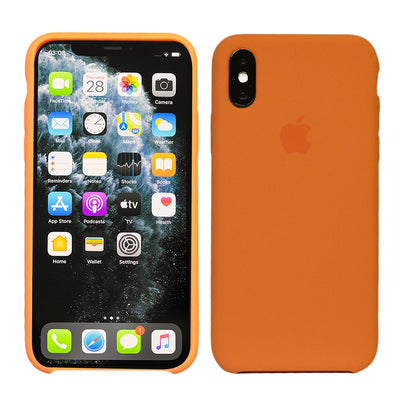 Flüssig Silikon Case für Original iPhone X XR XS 11 12 MAX Pro MINI Schutzhülle