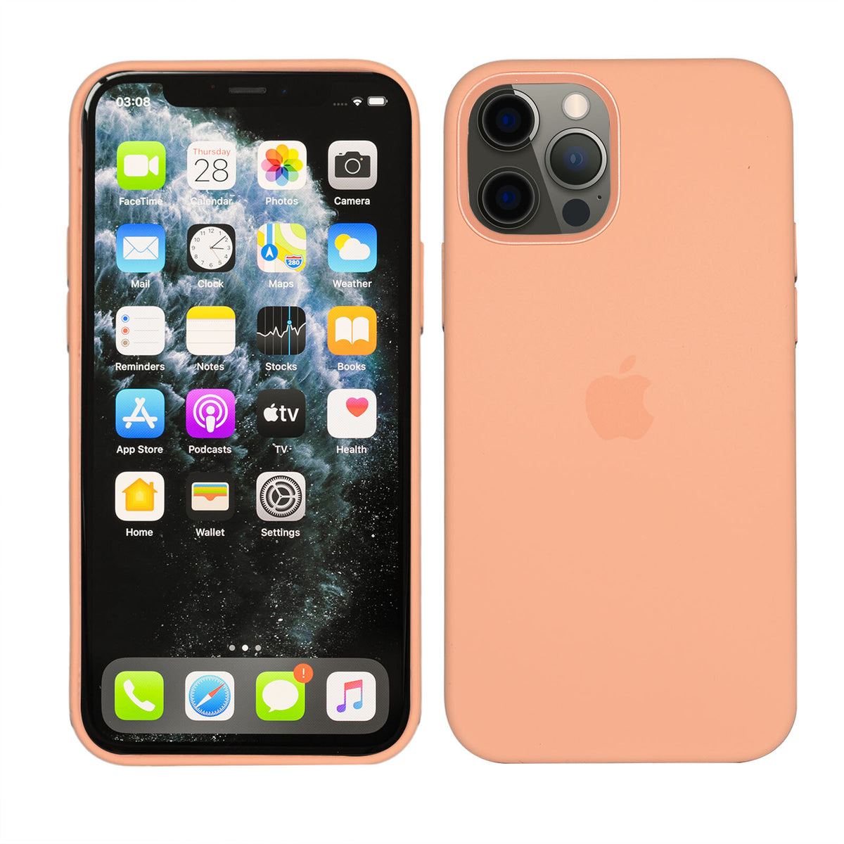 Flüssig Silikon Case für Original iPhone 12 / Mini / Pro / Max - Schutzhülle NEU
