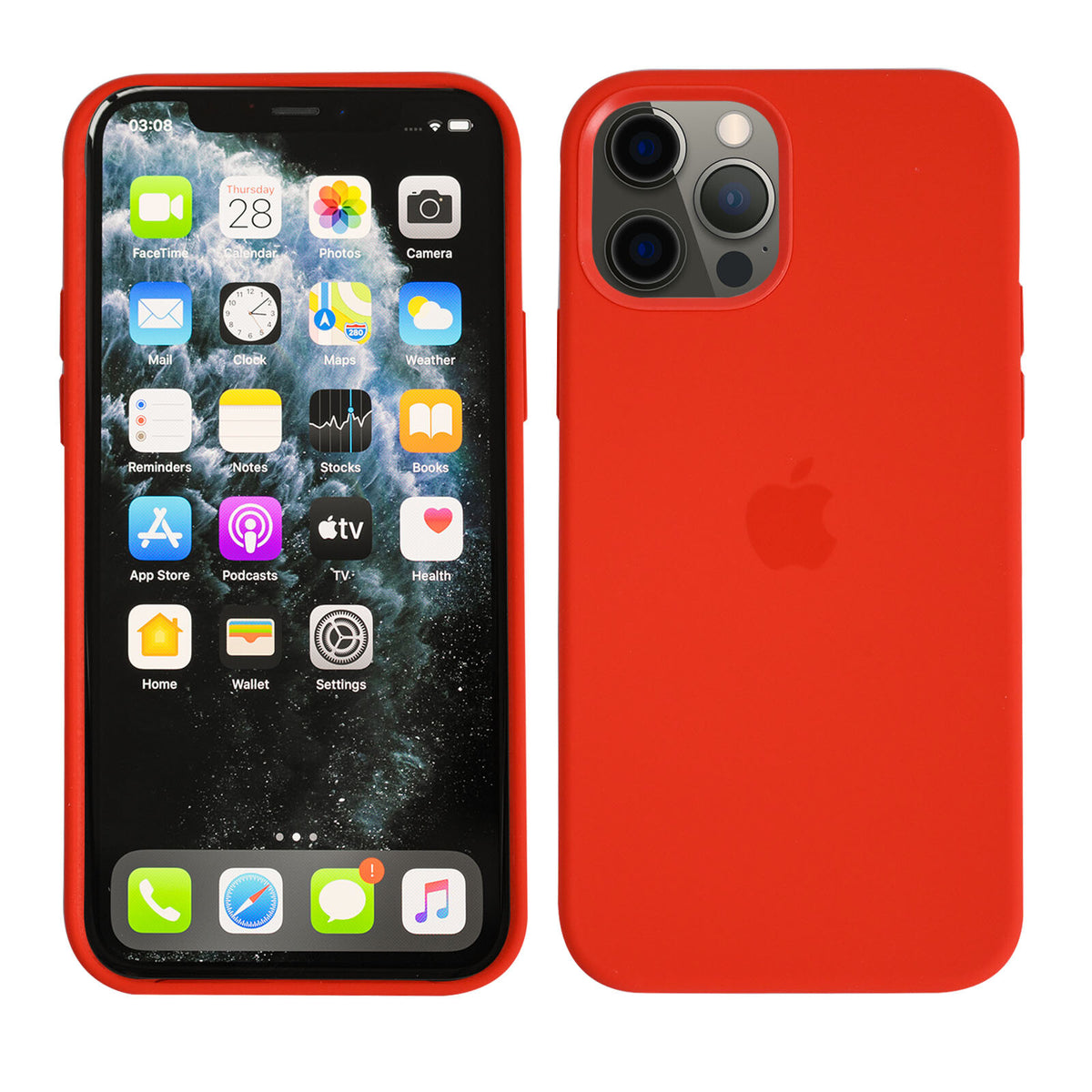Flüssig Silikon Case für Original iPhone 12 / Mini / Pro / Max - Schutzhülle NEU