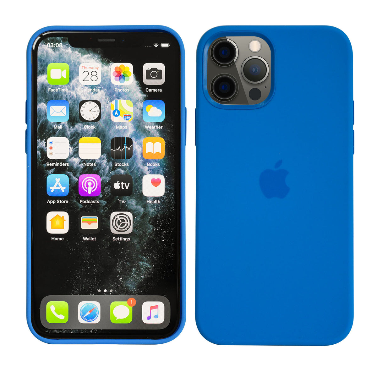 Flüssig Silikon Case für Original iPhone 12 / Mini / Pro / Max - Schutzhülle NEU