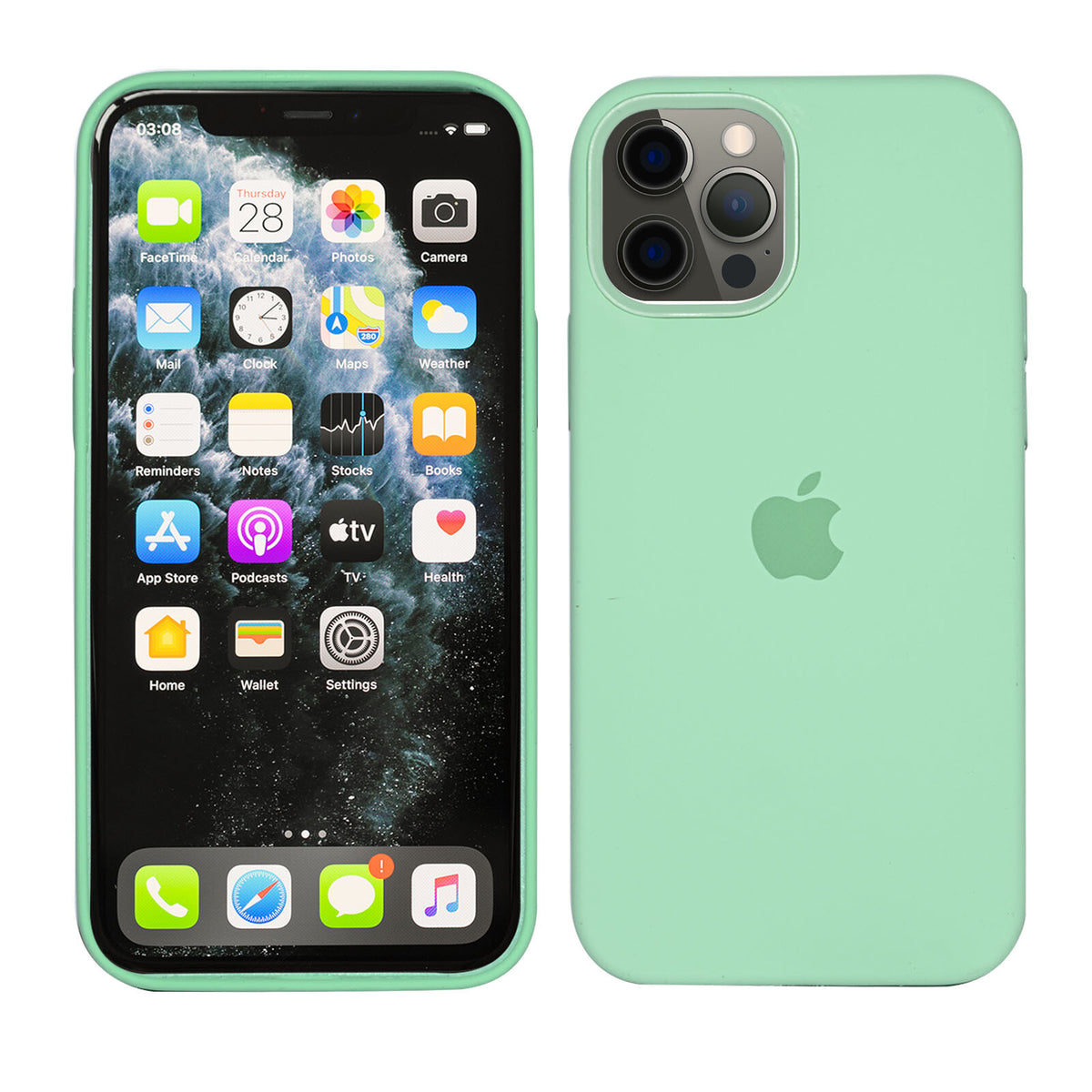 Flüssig Silikon Case für Original iPhone 12 / Mini / Pro / Max - Schutzhülle NEU