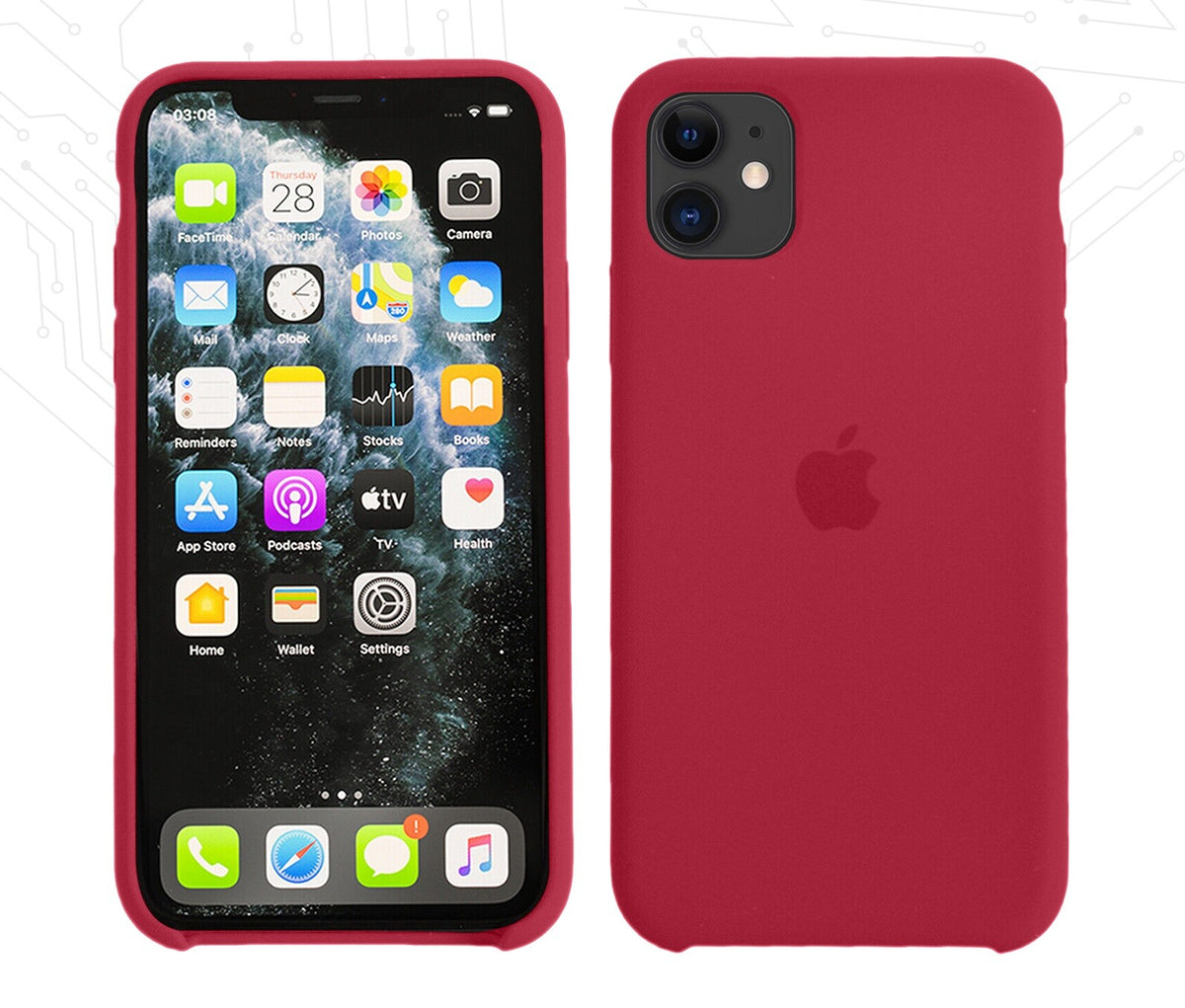 Liquid Silicone Case for Original iPhone 11 / 11 Pro / 11 Pro Max - Protectiv...