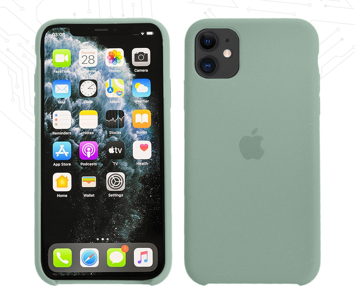 Liquid Silicone Case for Original iPhone 11 / 11 Pro / 11 Pro Max - Protectiv...
