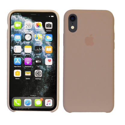 Flüssig Silikon Case für Original iPhone X XR XS 11 12 MAX Pro MINI Schutzhülle