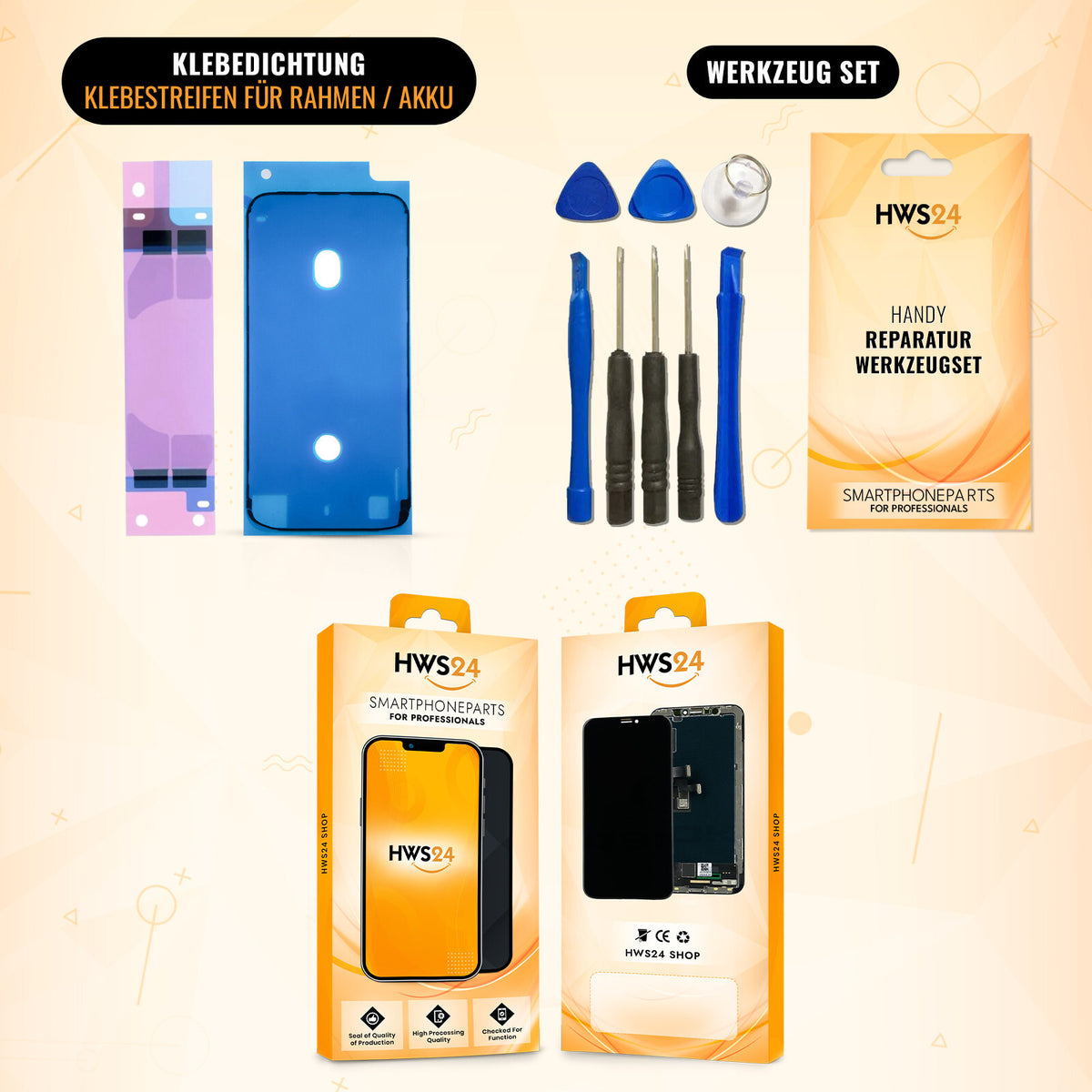 Backcover für iPhone 11 / 11 Pro / 11 Pro Max - Rückseite Glas Gehäuse Rahmen
