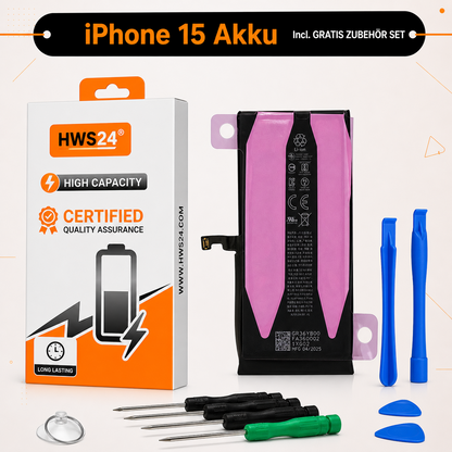Akku für Apple iPhone 12 13 14 15 mini Pro Plus Pro Max / OHNE FEHLERMELDUNG NEU