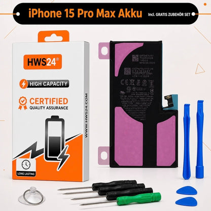 Akku für Apple iPhone 12 13 14 15 mini Pro Plus Pro Max / OHNE FEHLERMELDUNG NEU