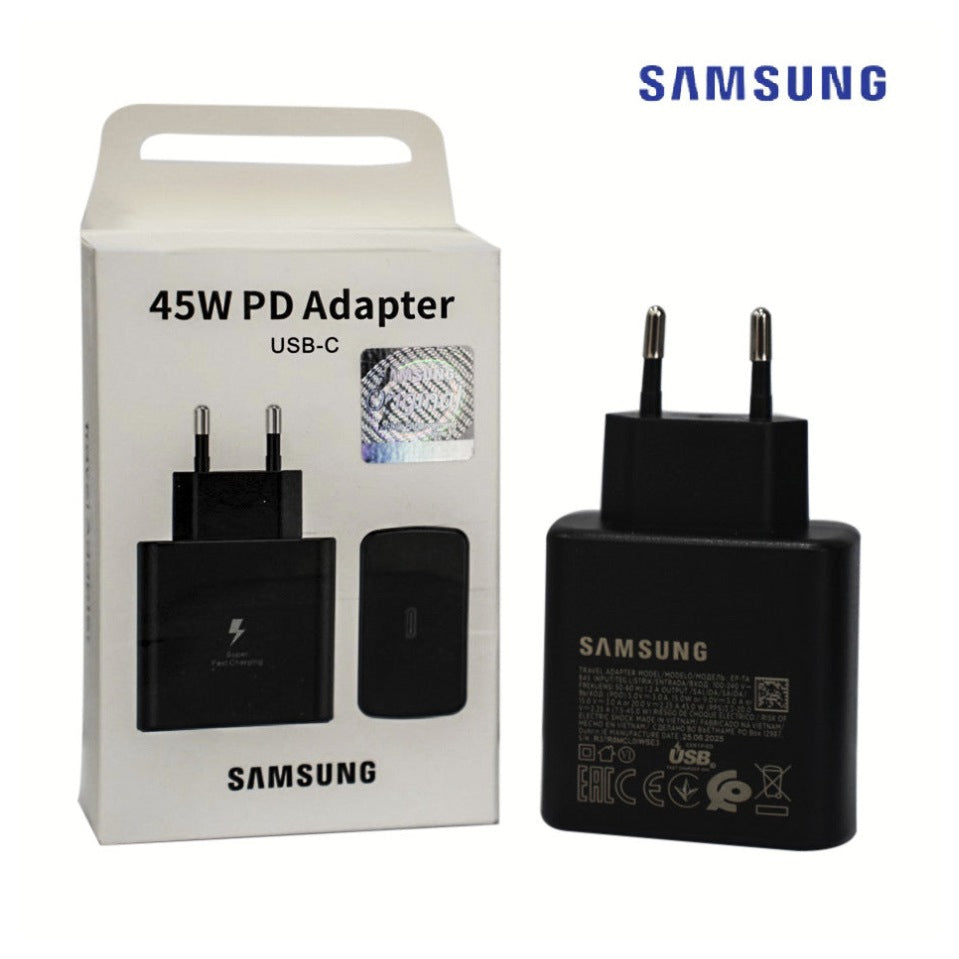 Original Samsung Schnellladegerät 25W / 45W / 65W + USB-C Ladekabel - Super Fast