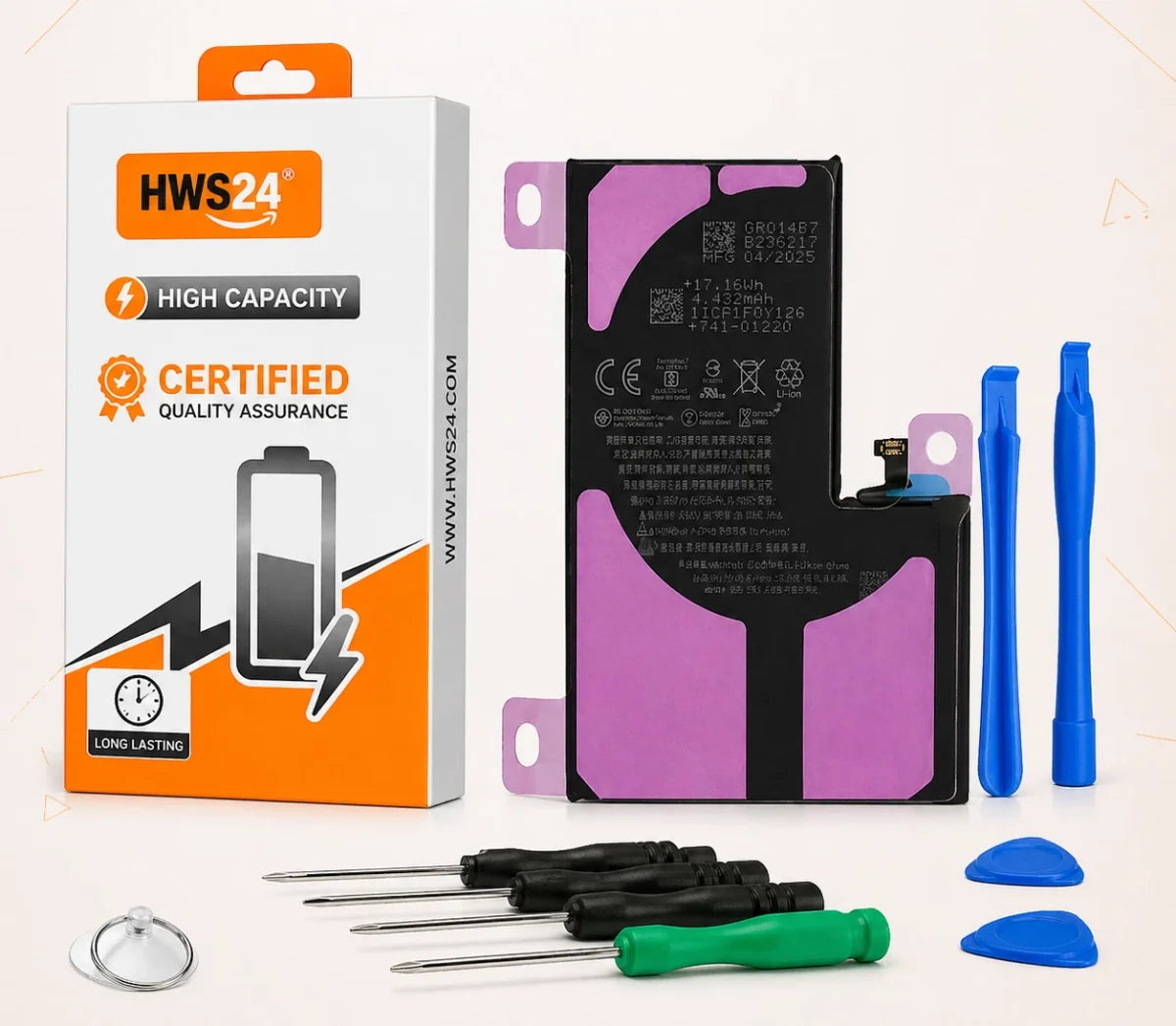 HWS24 battery set with tools